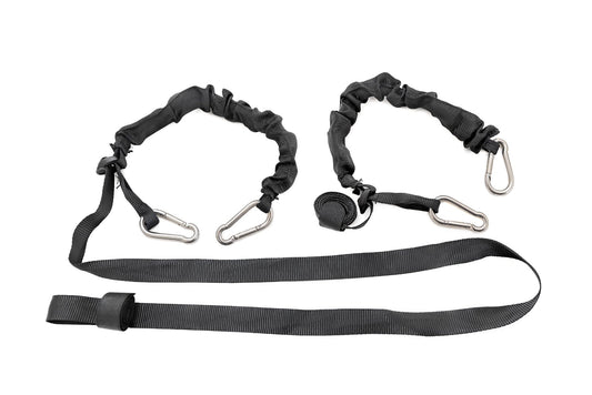 Rough Country elastic straps with carabiner ends