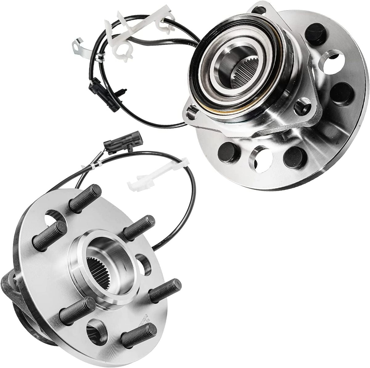 1988-1998 K1500 4WD Front Wheel Hub and Bearing Assembly Pair 515024-DAx2