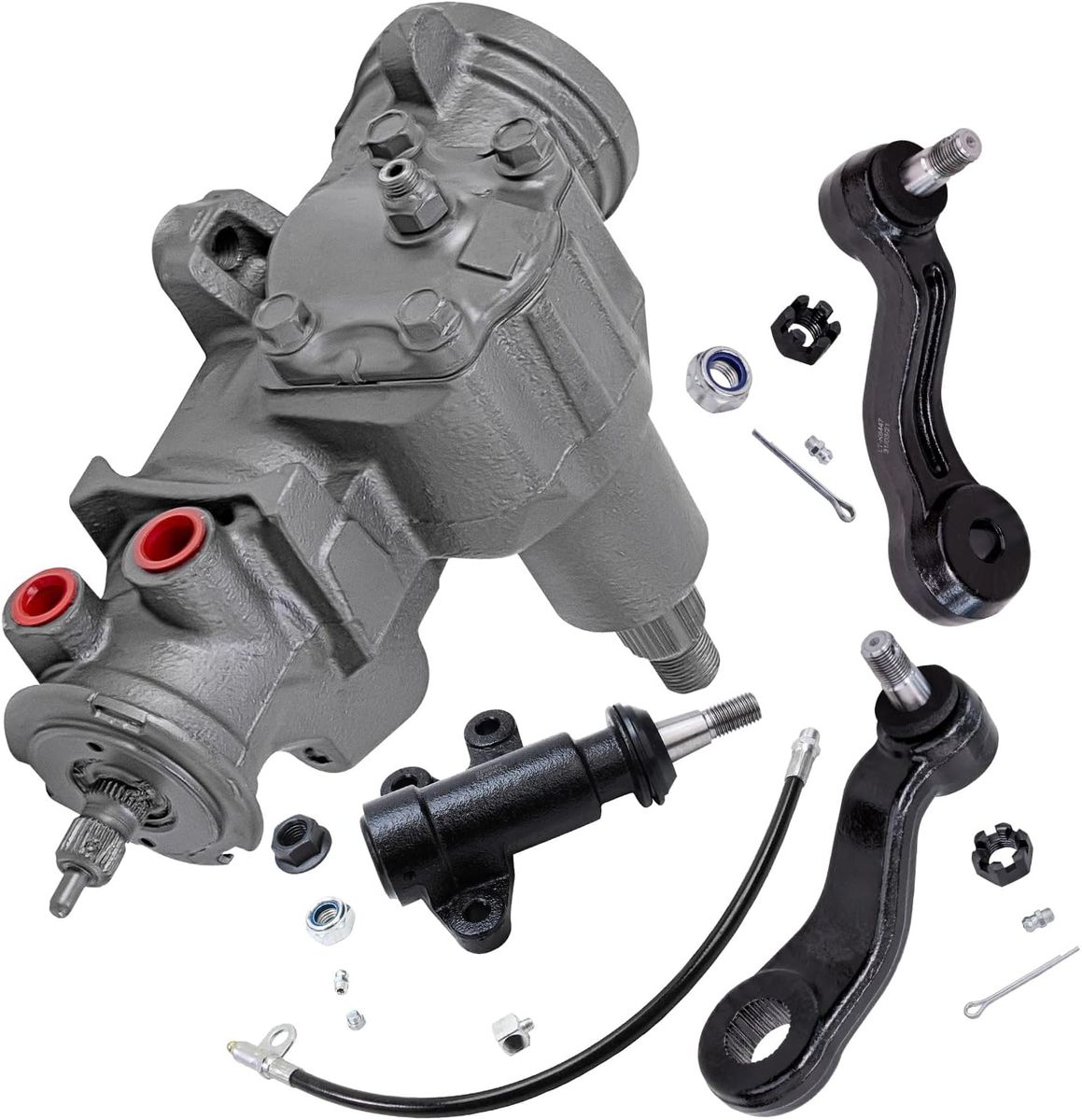 1988-2000 Chevy GMC 1500 4pc Gear Box Pitman Idler Arm Kit 4GS472964