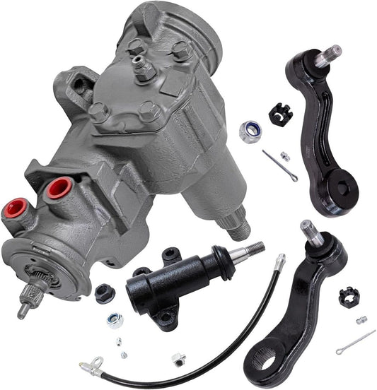 1988-2000 Chevy GMC 1500 4pc Gear Box Pitman Idler Arm Kit 4GS472964