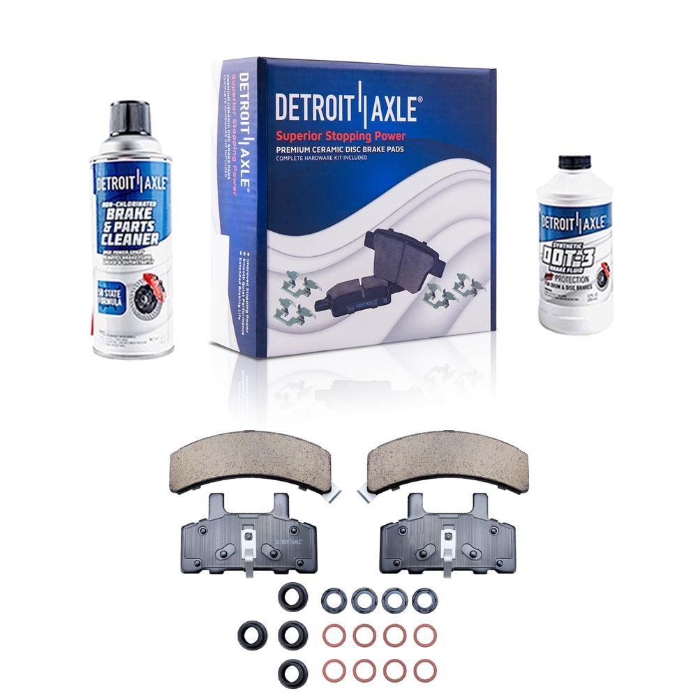 1995-1999 Chevy GMC C1500 4pc Front Ceramic Brake Pads Kit