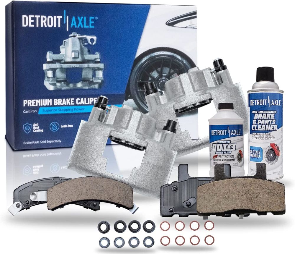 C2500 6pc Front Disc Calipers and Ceramic Pads Kit