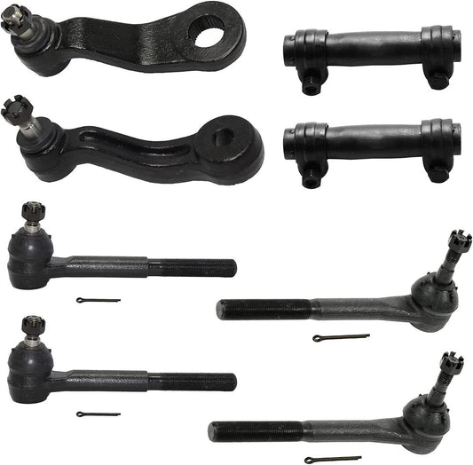 8pc Front Tie Rods Pitman Idler Arms Kit 4WD 80016-8B
