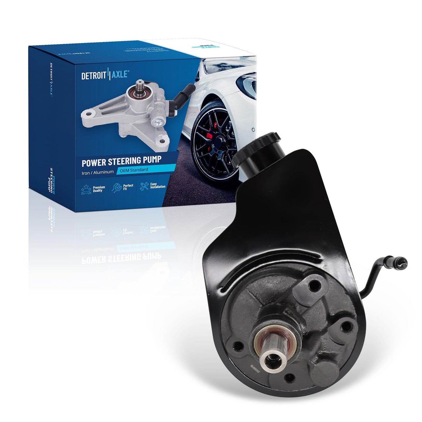 1996 Chevy/GMC 2500 Power Steering Pump with Reservoir - Gas 5.0L/5.7L/7.4L (PR8740)