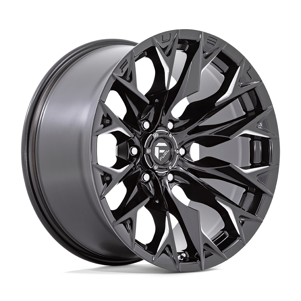 Fuel D803 Flame Wheel Gloss Black Milled