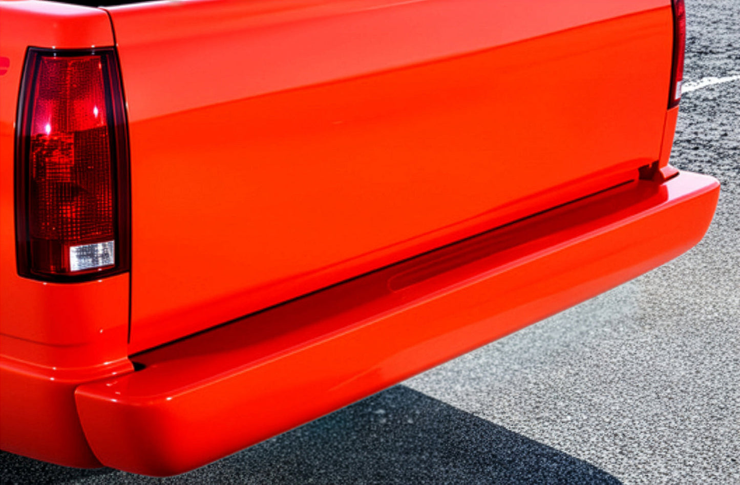 Rear Rollpan Bumper Cover Style - 88-98 Chevy Fleetside