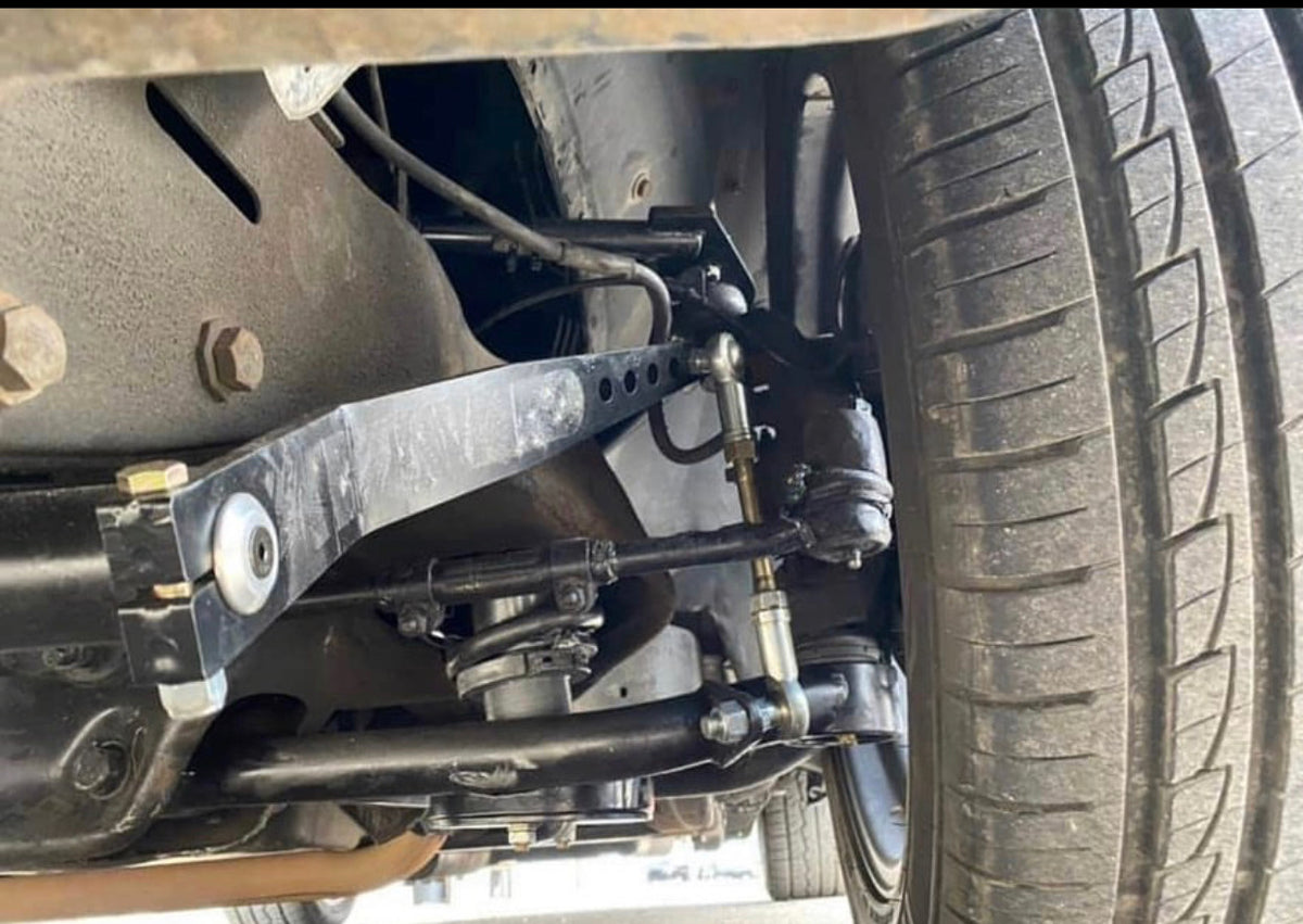 Stone Fab Splined Sway Bar installed