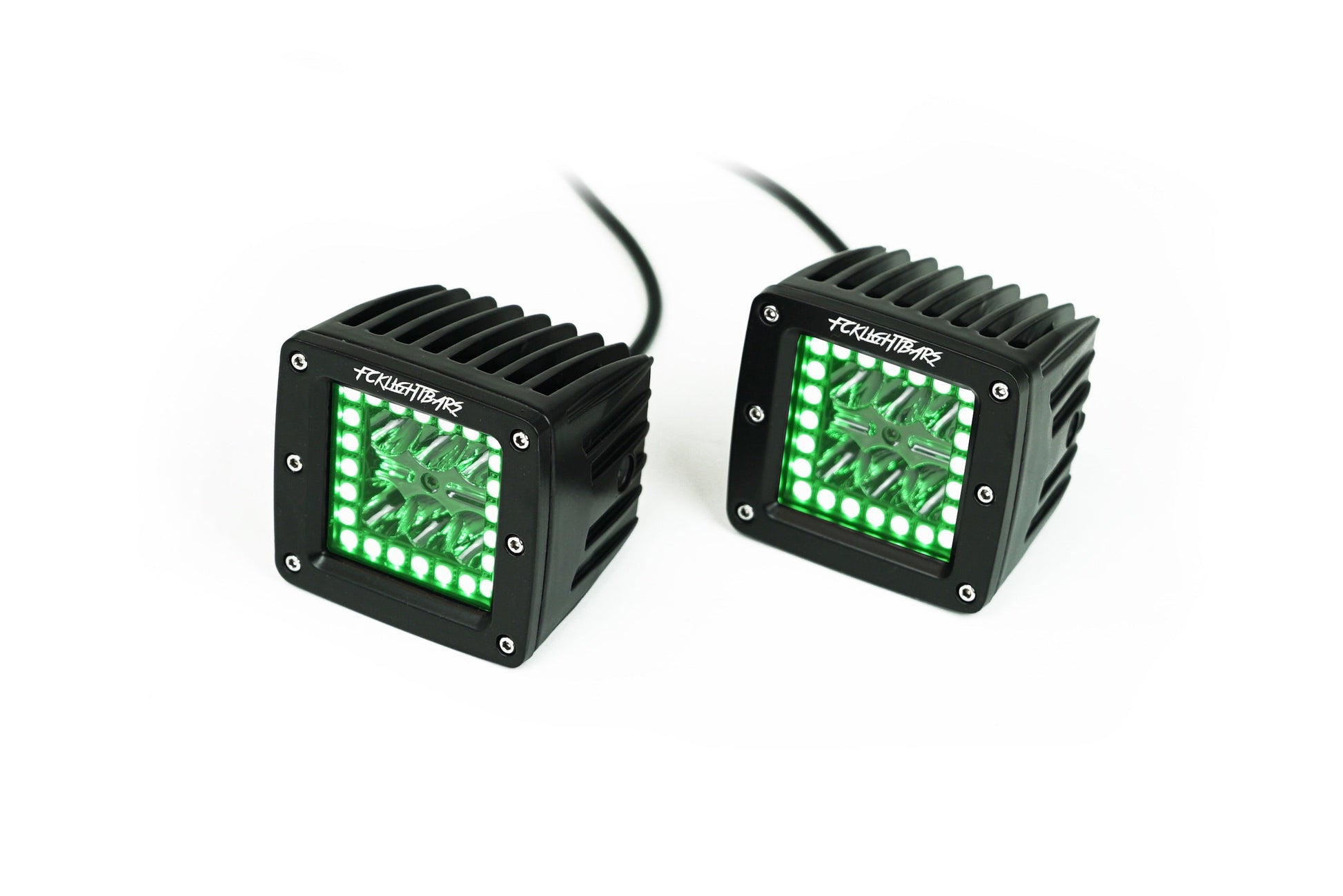 High-Output RGB Pod Lights Green