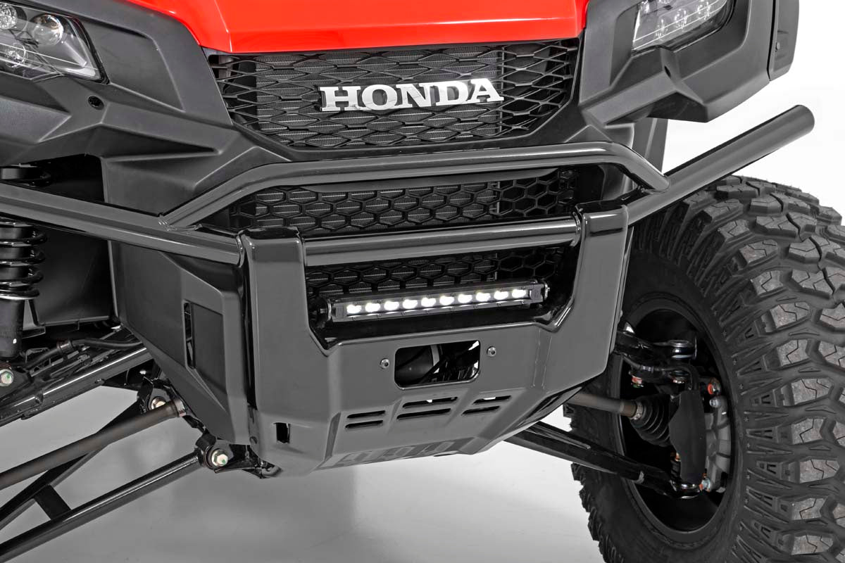 Rough Country 10 Inch Slimline LED Light Bar - installed on truck