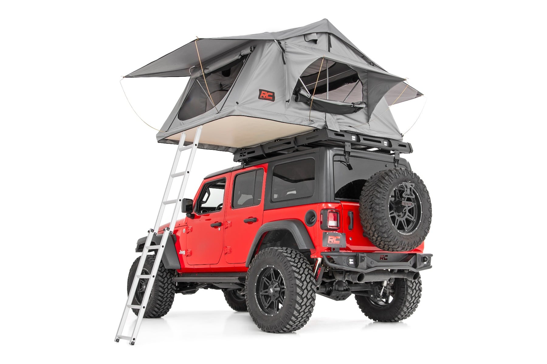 Rough Country roof top rack tent with 12V accessory