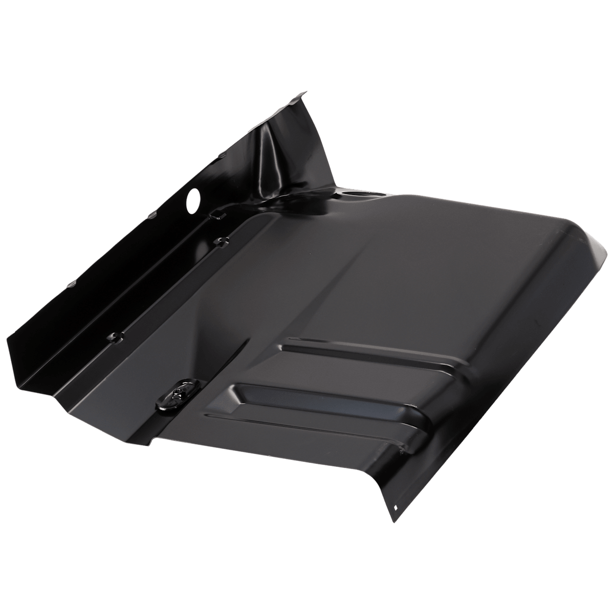 Floor pan backing plate detail