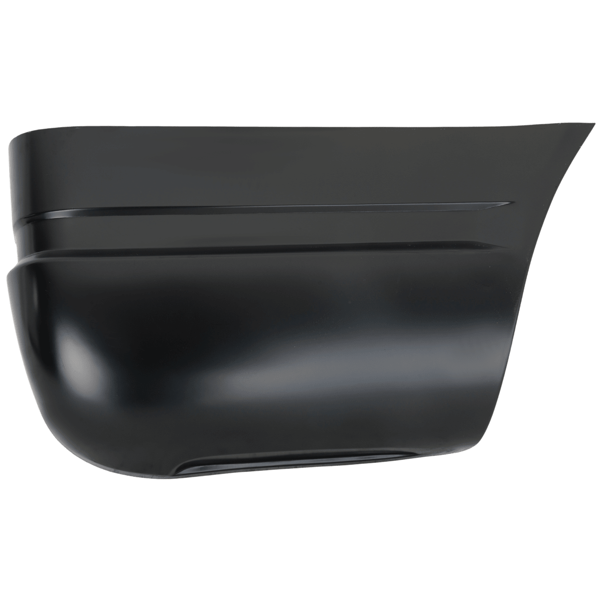 Bed support panel angle view