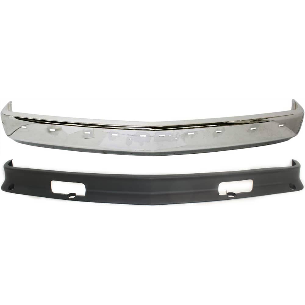 1988-2000 Chevy/GMC C/K Full Size Pickup Front Bumper 2-Pc Kit - Chrome w/ Valance