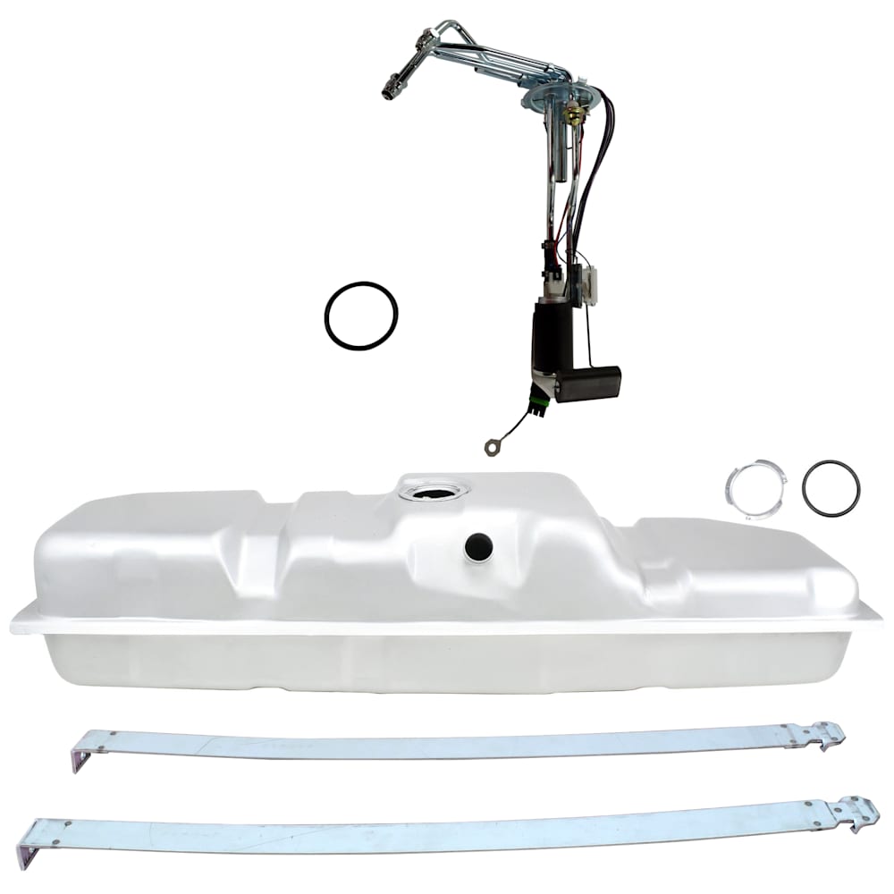4-Piece Fuel Tank Kit with Fuel Pump and Strap, 34 Gallon