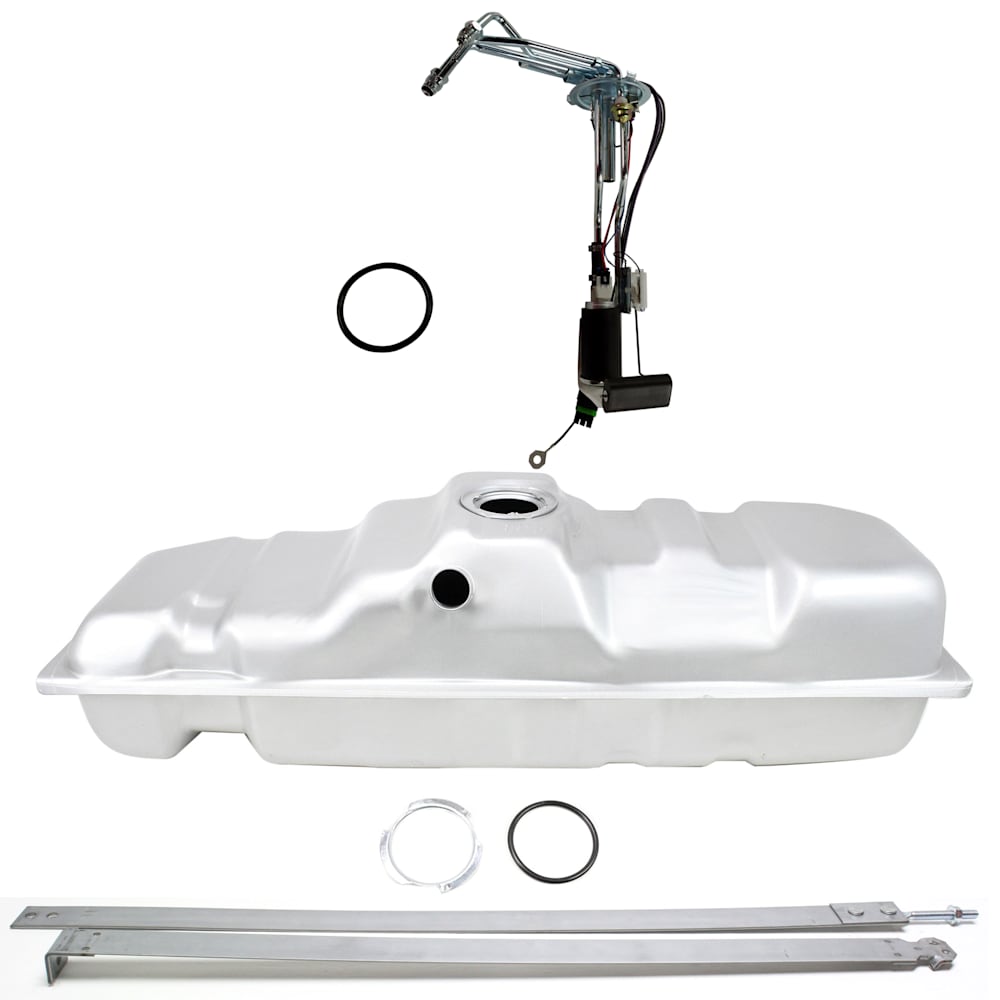 4-Piece Fuel Tank Kit with Fuel Pump and Strap, 25 Gallon