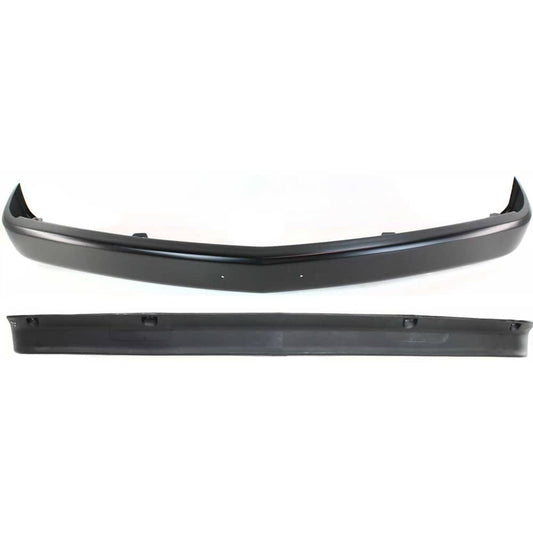 Chevy GMC C/K 1988-1998 painted black front bumper and valance kit - view 1