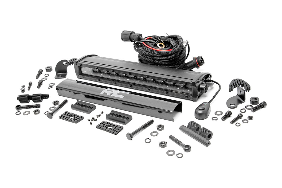 Rough Country 12 Inch Single Row LED Light Bar - base view