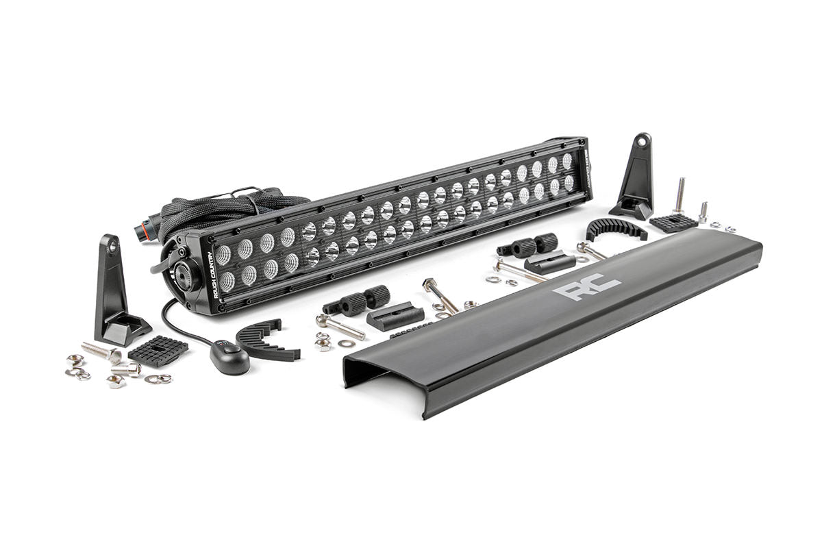 Rough Country 20 Inch Black Series Dual Row LED Light Bar - main view