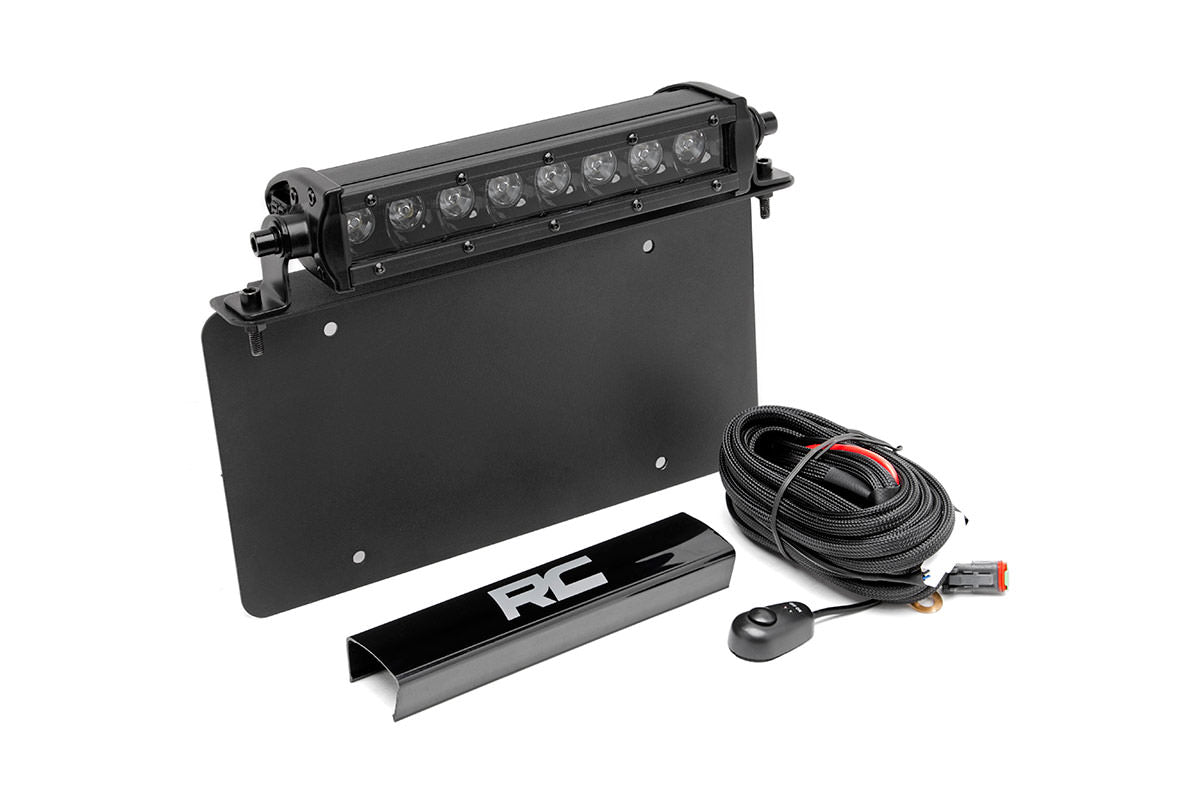 Rough Country 8 inch LED license plate light kit assembled