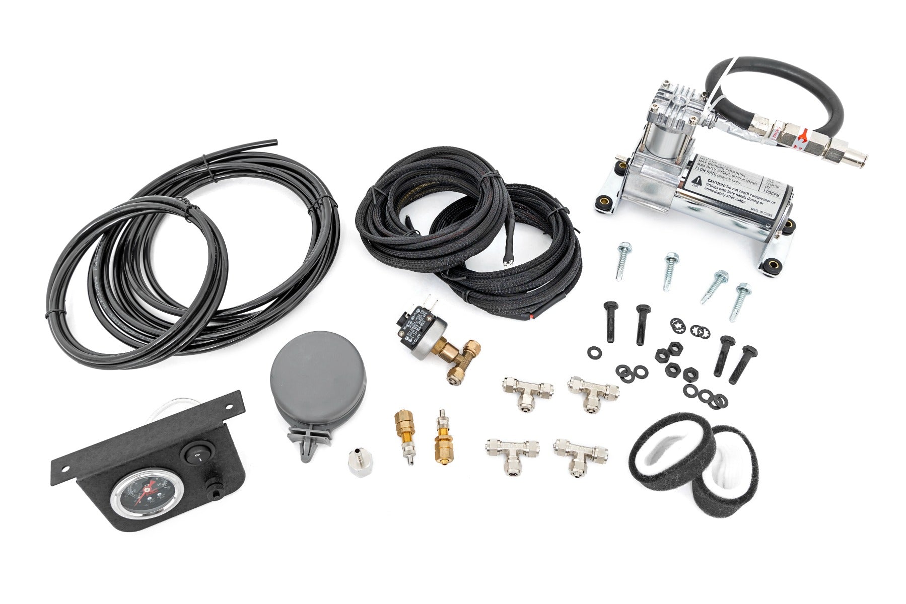 Rough Country onboard air bag compressor kit