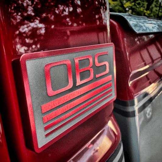 Billet Pillar Emblems - 88-98 GMC Chevy OBS Truck