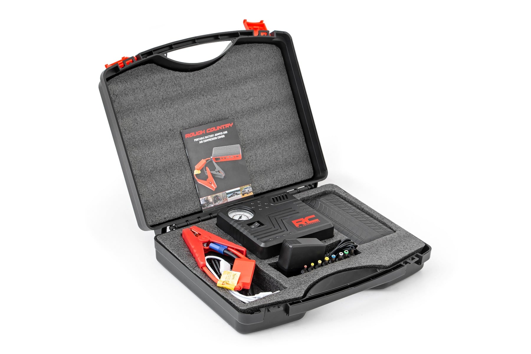 Rough Country portable jump starter and air compressor