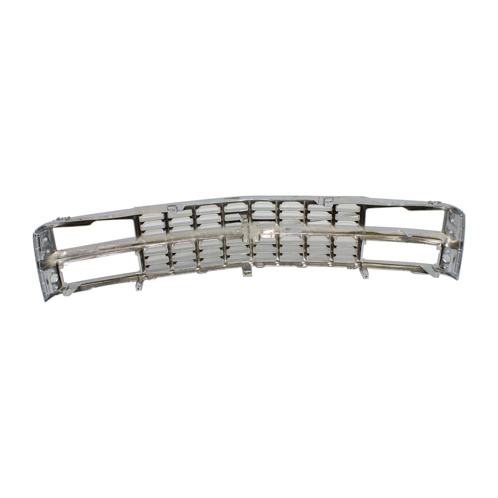 1989-1993 Chevy C/K full-size pickup grille, chrome, angle view