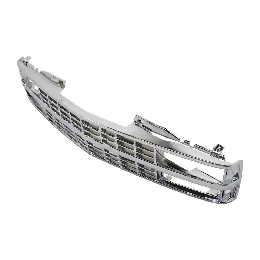 1989-1993 Chevy C/K full-size pickup grille, chrome, front view