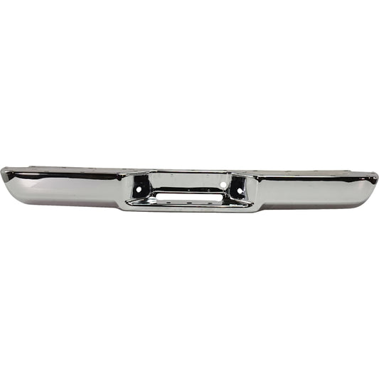 Chevy GMC C/K 1988-1998 chrome rear step bumper face bar all cabs - view 1