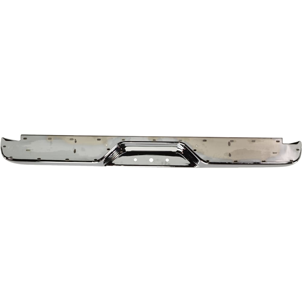 Chevy GMC C/K 1988-1998 chrome rear step bumper face bar all cabs - view 4