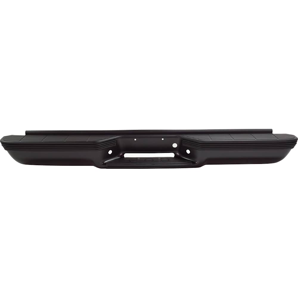 Chevy Suburban GMC Tahoe Yukon 1992-1998 black rear step bumper - view 1