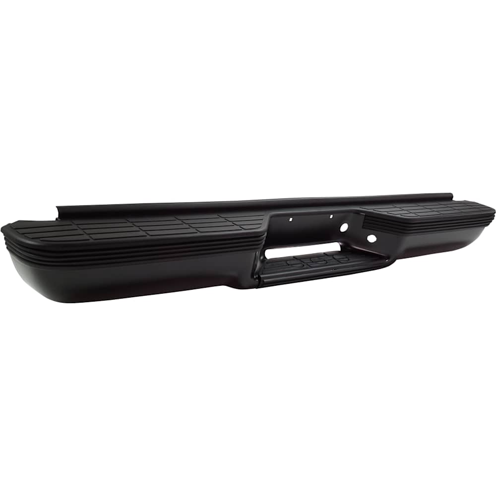 Chevy Suburban GMC Tahoe Yukon 1992-1998 black rear step bumper - view 2