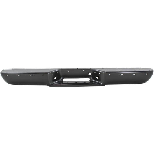 Chevy GMC C/K 1988-1998 fleetside black rear step bumper impact strip - view 1