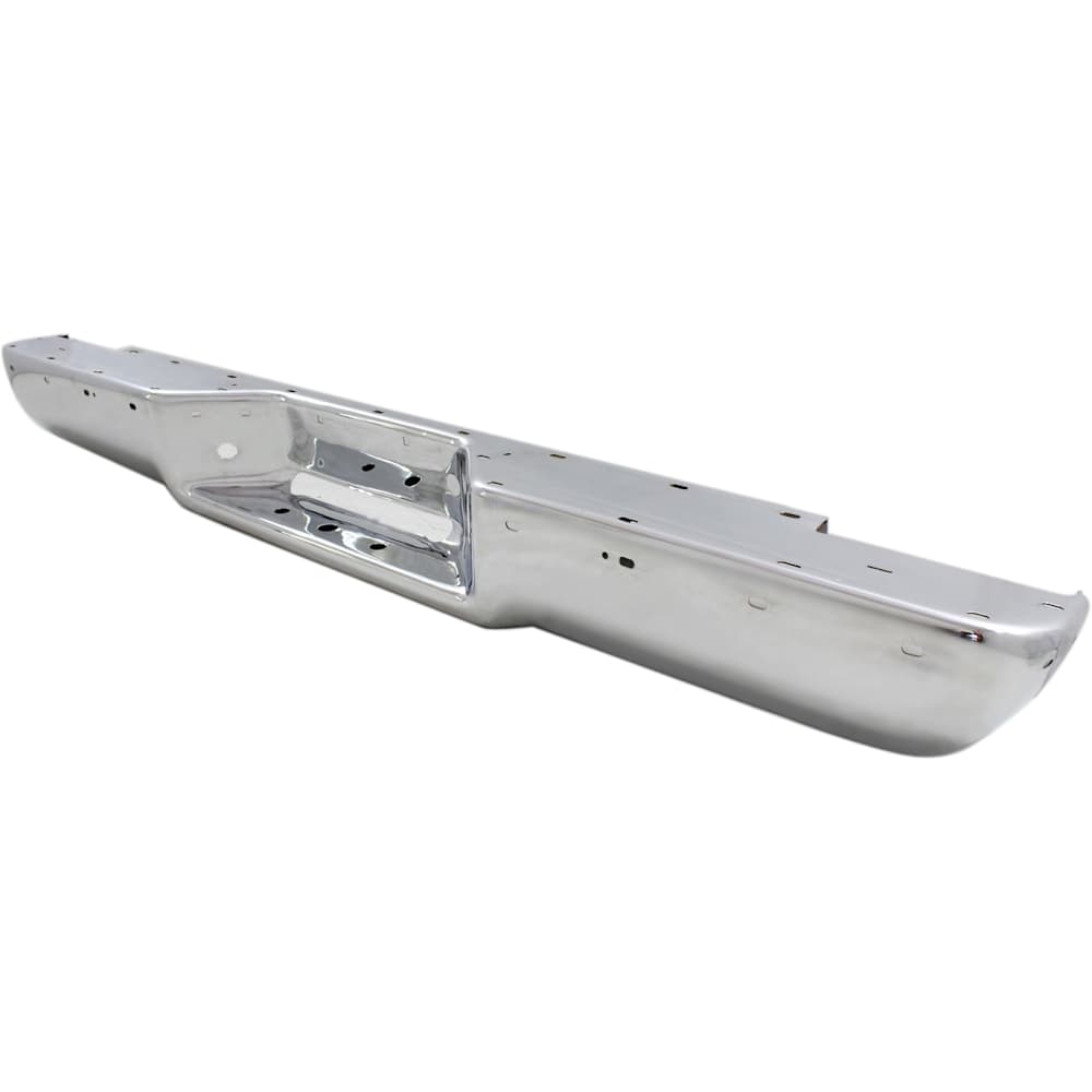 1988-1999 Chevy/GMC C/K Series Step Bumper Face Bar Only - Chrome, Stepside w/ Impact Strip Holes