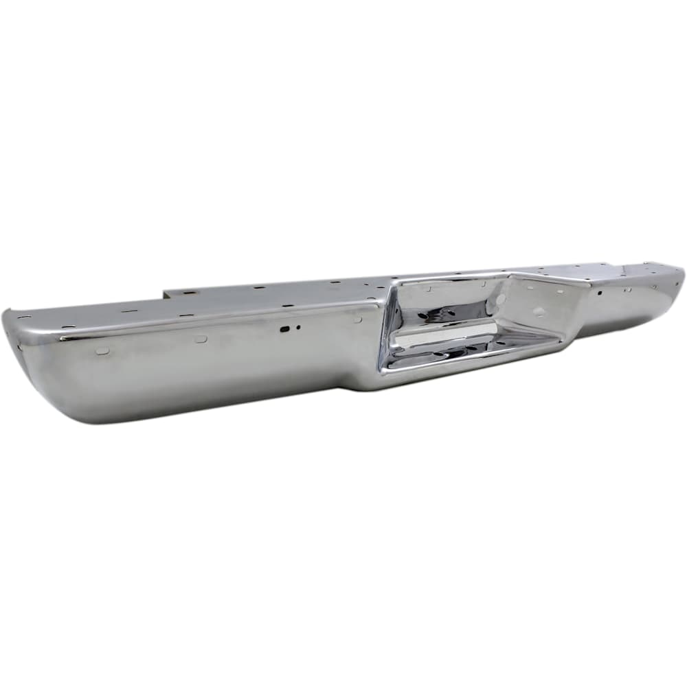 1988-1999 Chevy/GMC C/K Series Step Bumper Face Bar Only - Chrome, Stepside w/ Impact Strip Holes