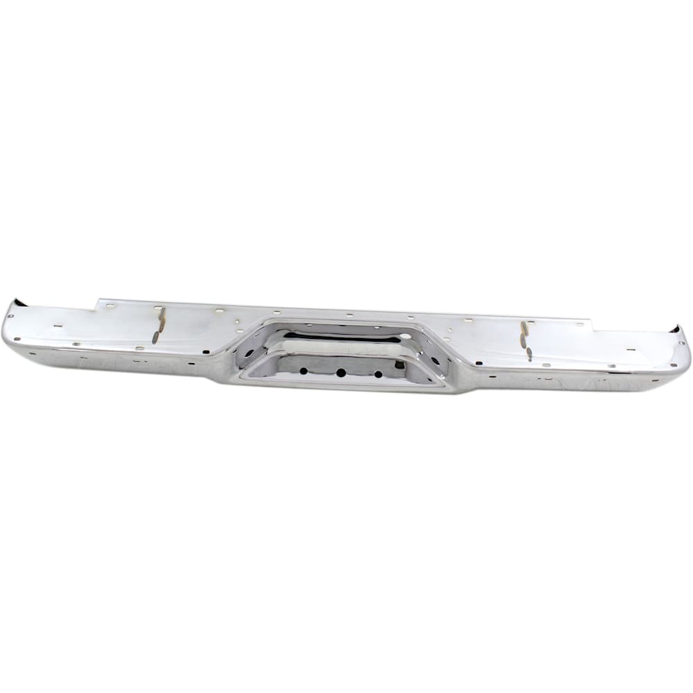 1988-1999 Chevy/GMC C/K Series Step Bumper Face Bar Only - Chrome, Stepside w/ Impact Strip Holes