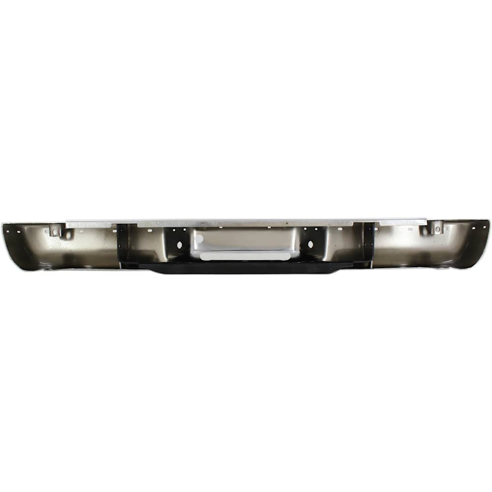 1988-1999 Chevy/GMC C/K Series Step Bumper Face Bar Only - Chrome, Stepside w/ Impact Strip Holes