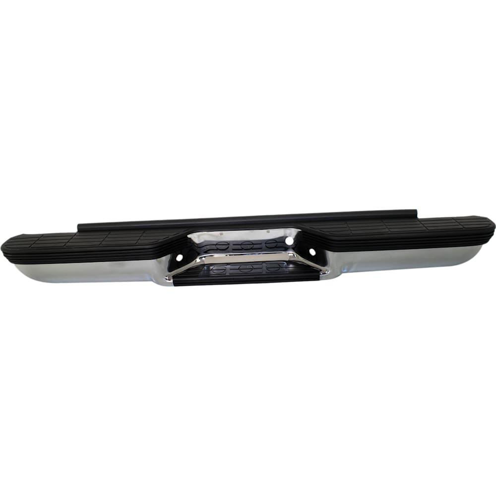1988-1999 Chevy/GMC C/K Series Step Bumper - Face Bar & Pad, Chrome, Stepside