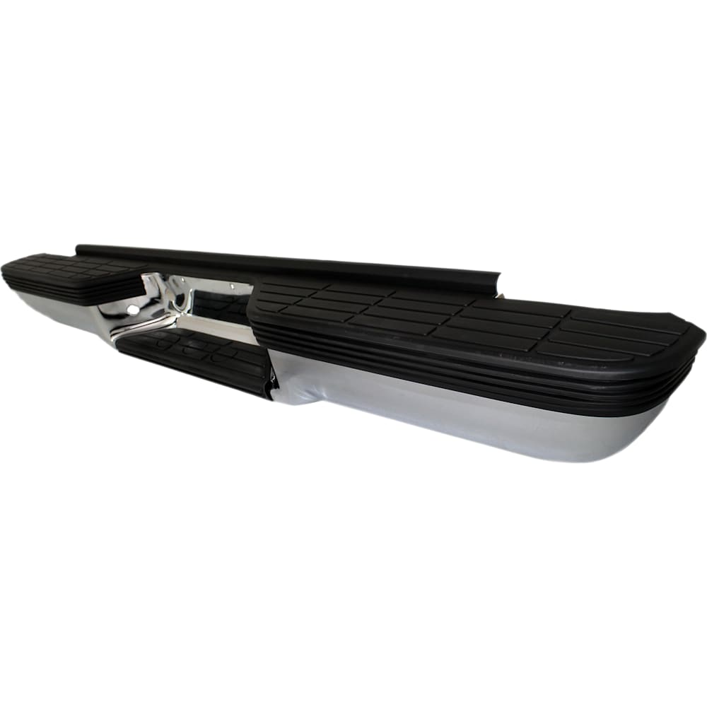 1988-1999 Chevy/GMC C/K Series Step Bumper - Face Bar & Pad, Chrome, Stepside