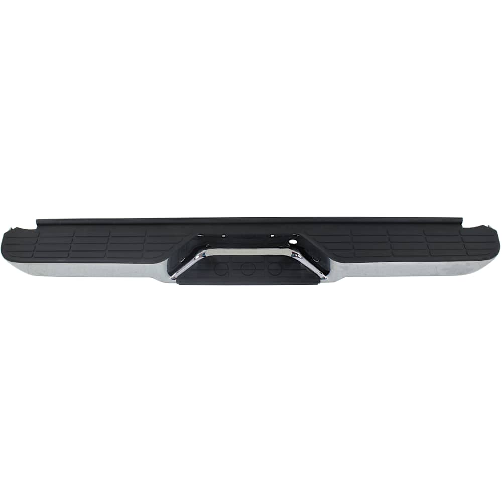 1988-2000 Chevy/GMC C/K Series Step Bumper - Face Bar & Pad, Chrome, Fleetside (No Impact Strip Holes)