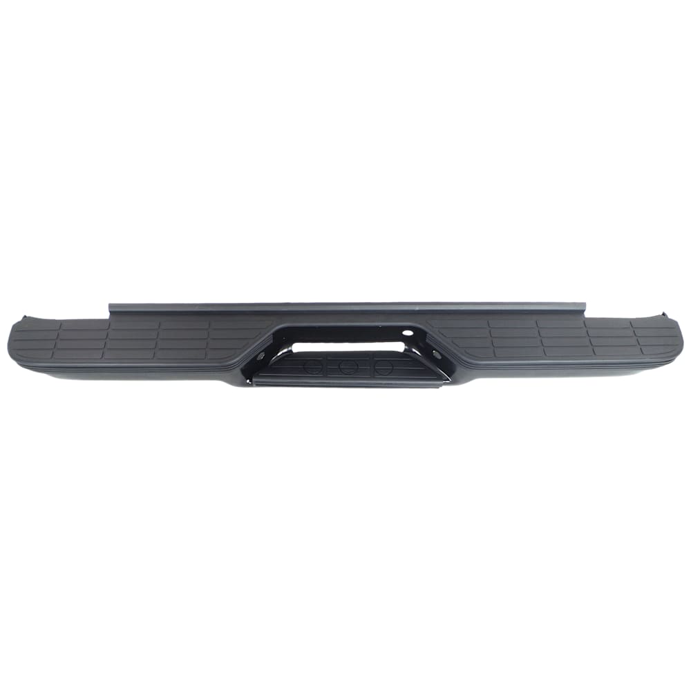 1988-1999 Chevy/GMC C/K Series Step Bumper - Face Bar & Pad, Powdercoated Black, Stepside