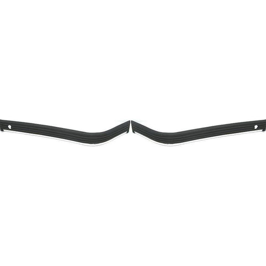 1988-2002 Chevy/GMC C/K Full Size Pickup Front Bumper Molding Set - RH & LH, Chrome, 2-Piece Type