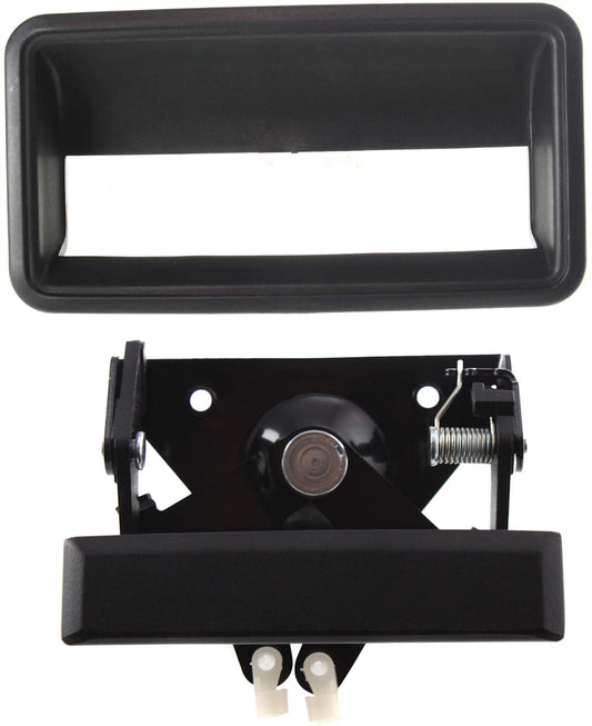 1988-2000 Chevy/GMC C/K Full Size Pickup Tailgate Handle & Bezel Set - Black