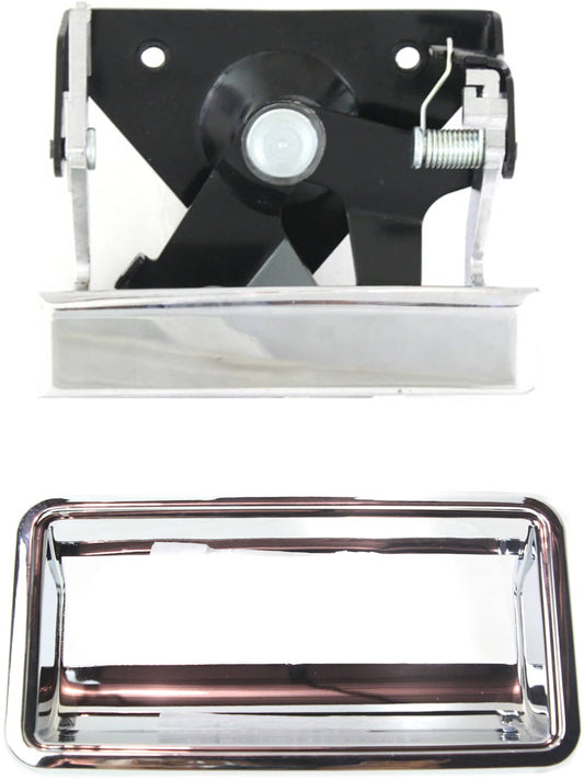 1988-2000 Chevy/GMC C/K Full Size Pickup Tailgate Handle & Bezel Set - Chrome