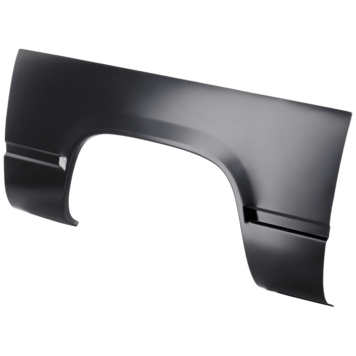 Wheel arch extension set angle view
