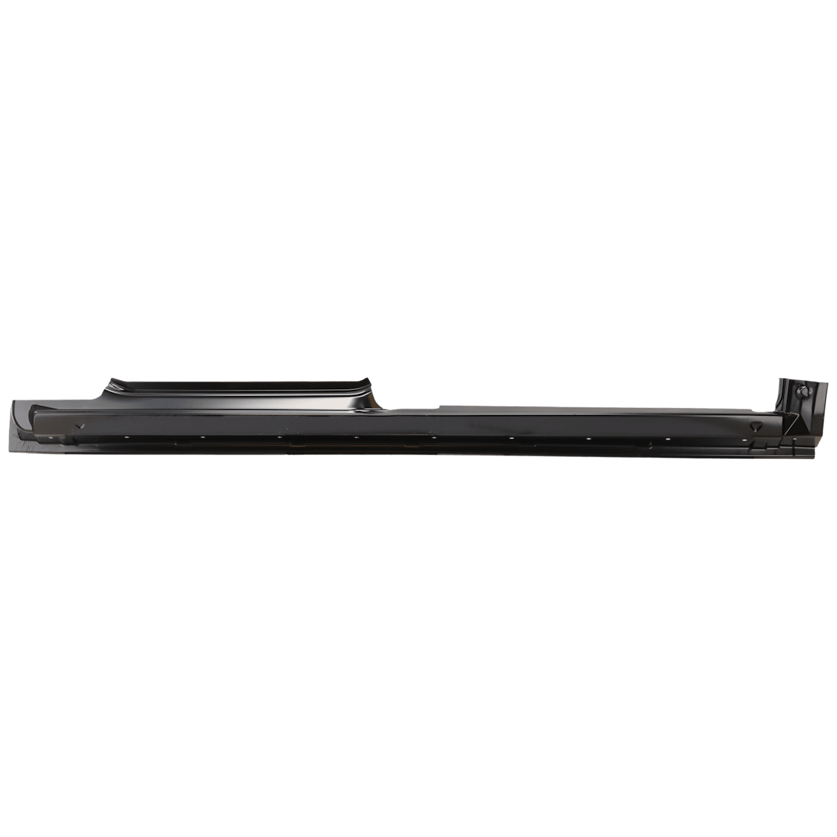 Slip-on rocker panel angle view