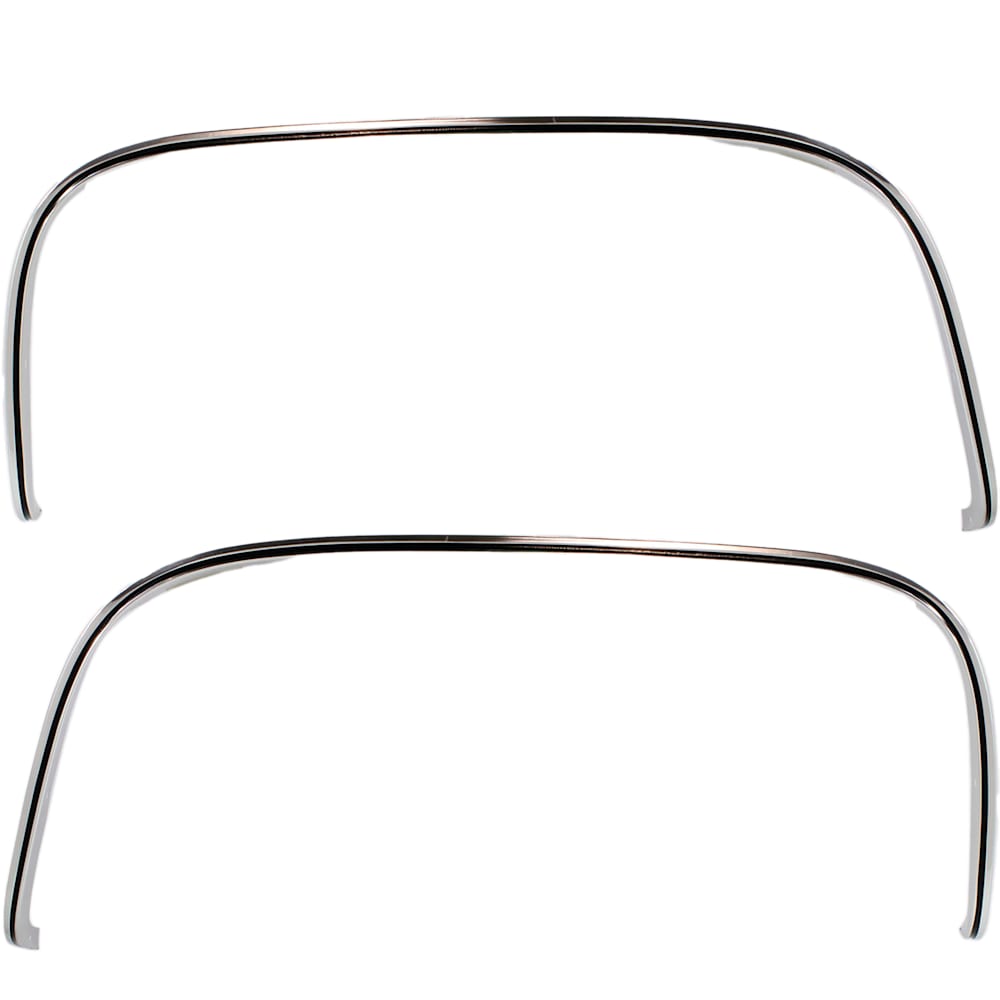 Replacement SET-REPC553905 Rear Wheel Opening Molding Set Chrome