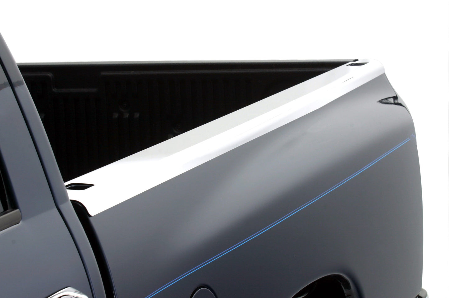 ICI SPBR02: 1988-1998 Chevrolet/GMC OBS Long Bed 8' Stainless Steel Bed Rail Caps (With Stake Pockets)