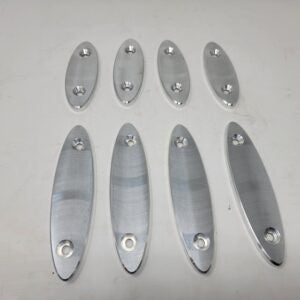 Suburban roof rack delete plates