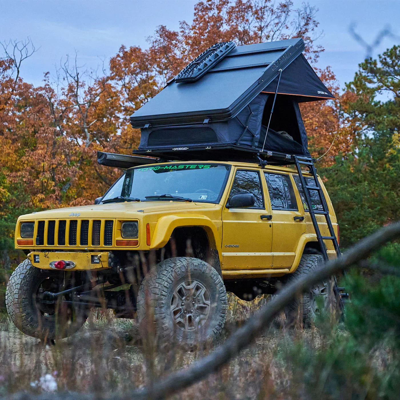 OPENROAD Aluminum Hard Shell Roof Top Tent PeakRoof Series